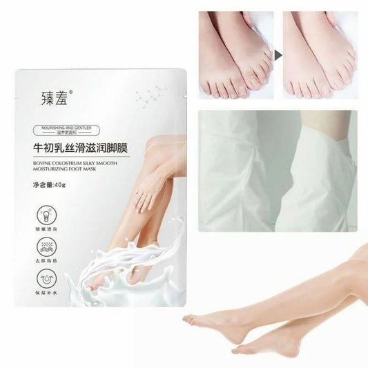 Foot Peel Mask for Women & Men | Peeling & Exfoliating Foot Mask for Dry Cracked Feet, Removes Dead Skin & Calluses, Hydrates & Smooths Cracked Heels (Chocolate, Pack of 1)