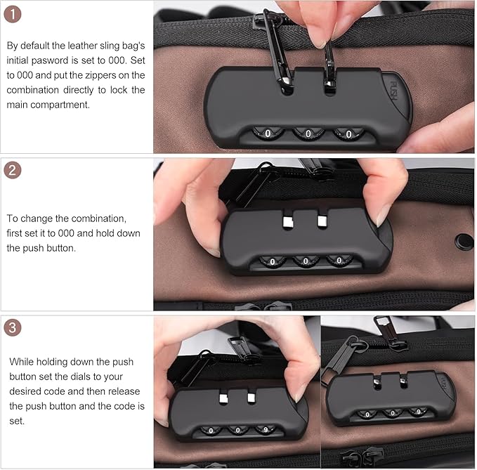 Waterproof Polyester Slim Unisex Crossbody Sling Bag Chest Backpack Men's Shoulder Bag,  Leisure Travel Handbag, Hard Shell Anti-Theft Chest Bag, GREY COLOUR